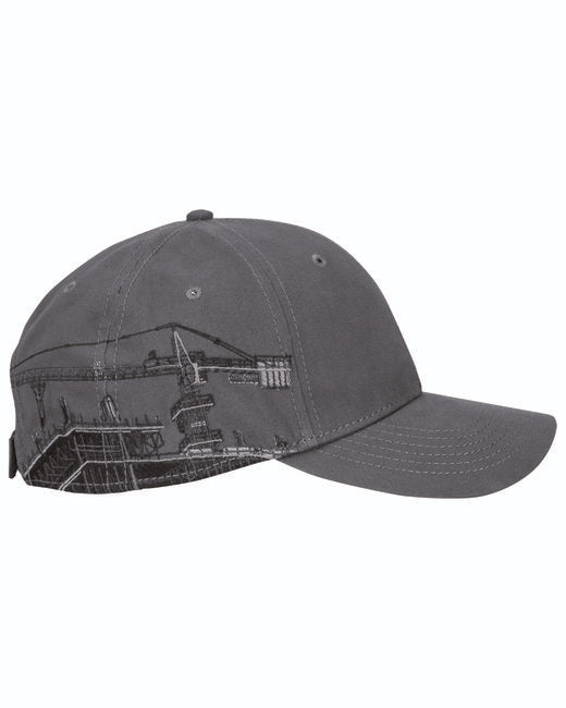 DI3346 Dri Duck Brushed Cotton Twill Tower Crane Cap
