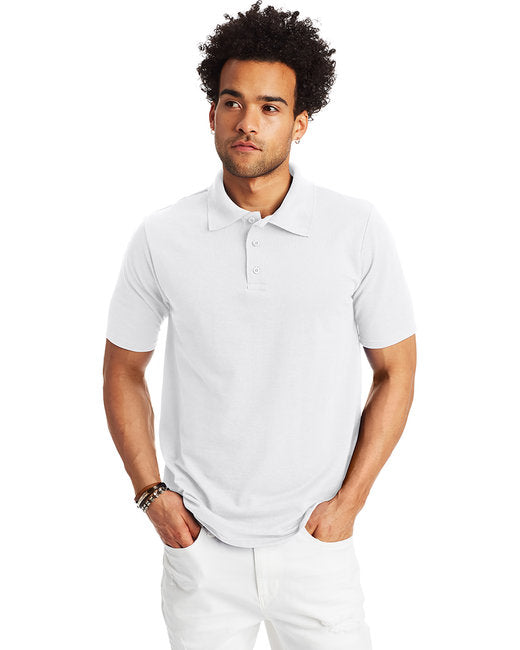 055P Hanes Men's Pique Polo