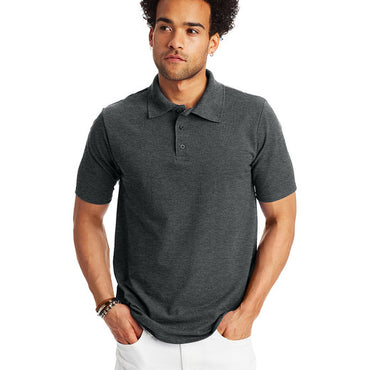 055P Hanes Men's Pique Polo