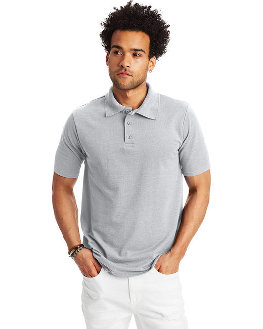 055P Hanes Men's Pique Polo