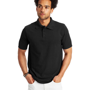 055P Hanes Men's Pique Polo