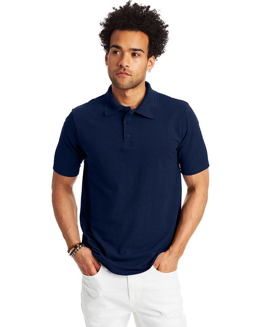 055P Hanes Men's Pique Polo