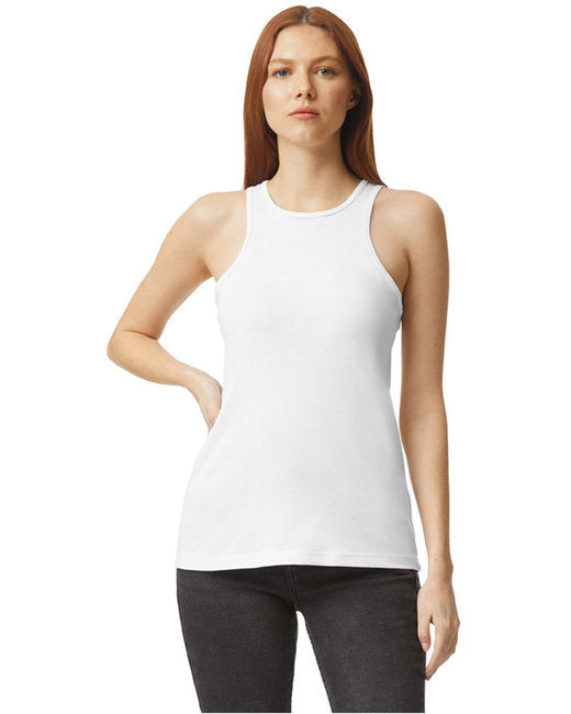 101CVC American Apparel Ladies' CVC Racerneck Tank