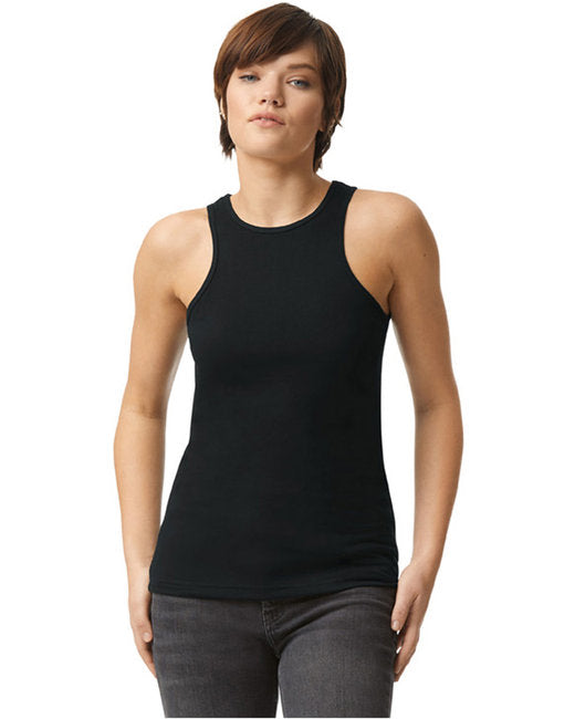 101CVC American Apparel Ladies' CVC Racerneck Tank