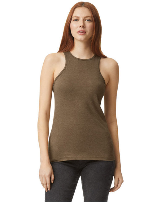 101CVC American Apparel Ladies' CVC Racerneck Tank