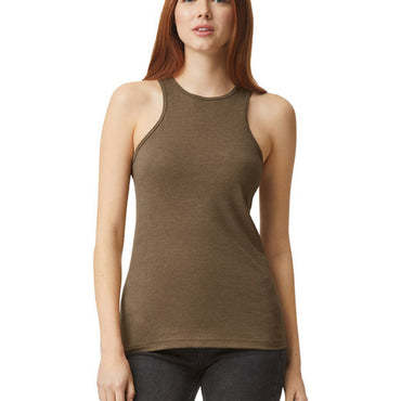 101CVC American Apparel Ladies' CVC Racerneck Tank