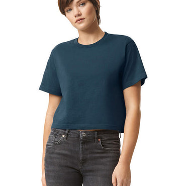 102AM American Apparel Ladies' Fine Jersey Boxy T-Shirt