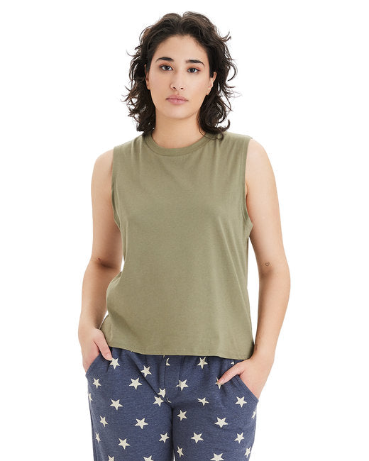 1174C1 Alternative Ladies' Go-To Cropped Muscle T-Shirt