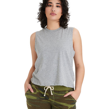 1174CV Alternative Ladies' Go-To CVC Cropped Muscle T-Shirt