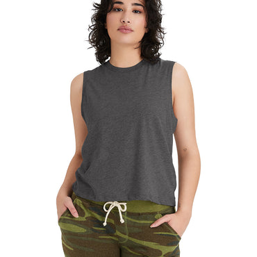 1174CV Alternative Ladies' Go-To CVC Cropped Muscle T-Shirt