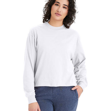 1176C1 Alternative Ladies' Main Stage Long-Sleeve Cropped T-Shirt