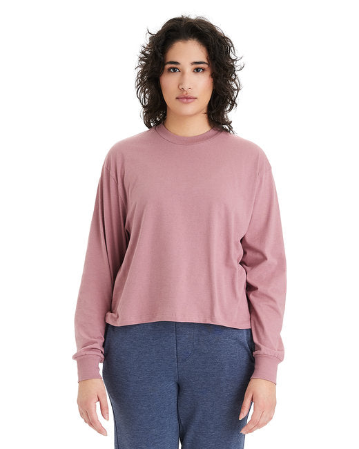 1176C1 Alternative Ladies' Main Stage Long-Sleeve Cropped T-Shirt