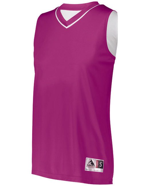 154 Augusta Sportswear Ladies' Reversible Two-Color Sleeveless Jersey