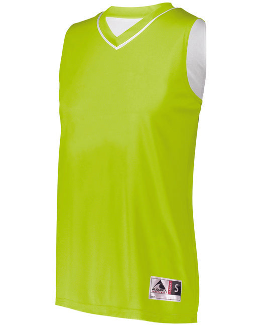 154 Augusta Sportswear Ladies' Reversible Two-Color Sleeveless Jersey