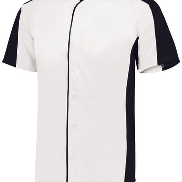 1655 Augusta Sportswear Adult Full-Button Baseball Jersey