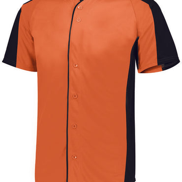 1655 Augusta Sportswear Adult Full-Button Baseball Jersey