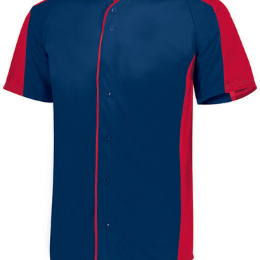 1656 Augusta Sportswear Youth Full-Button Baseball Jersey