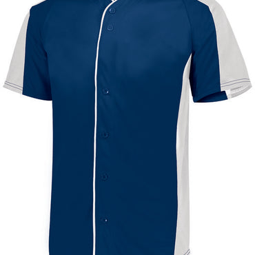 1655 Augusta Sportswear Adult Full-Button Baseball Jersey