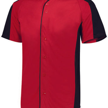 1656 Augusta Sportswear Youth Full-Button Baseball Jersey