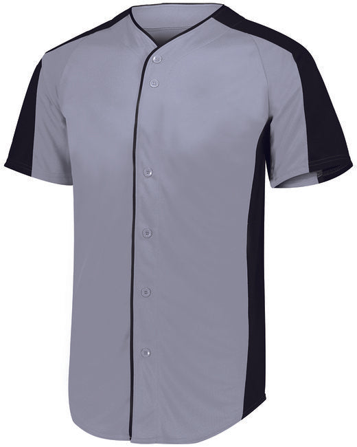 1655 Augusta Sportswear Adult Full-Button Baseball Jersey