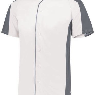 1655 Augusta Sportswear Adult Full-Button Baseball Jersey