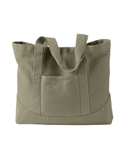 1904 Authentic Pigment Pigment-Dyed Large Canvas Tote