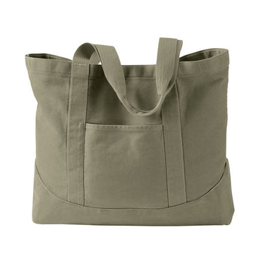 1904 Authentic Pigment Pigment-Dyed Large Canvas Tote