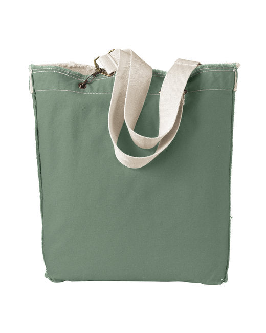 1906 Authentic Pigment Direct-Dyed Raw-Edge Tote