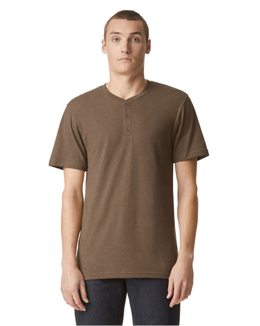 2004CVC American Apparel Unisex CVC Henley T-Shirt