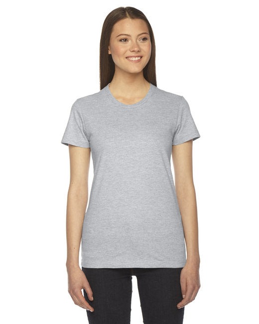 2102 American Apparel Ladies' Fine Jersey USA Made Short-Sleeve T-Shirt