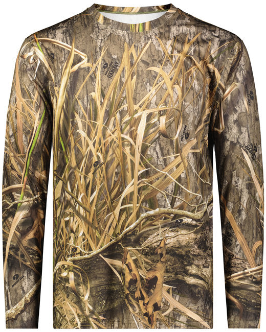 222836 Holloway Men's Mossy Oak Momentum Long Sleeve T-Shirt