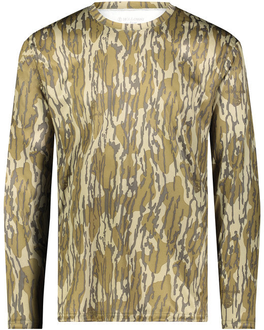 222836 Holloway Men's Mossy Oak Momentum Long Sleeve T-Shirt