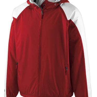 229111 Holloway Adult Polyester Full Zip Hooded Homefield Jacket