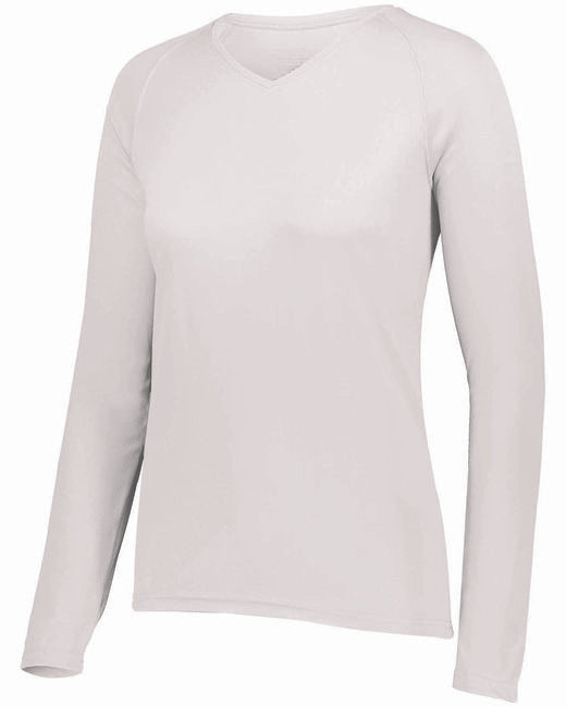 2797 Augusta Sportswear Ladies' Attain Wicking Long-Sleeve T-Shirt