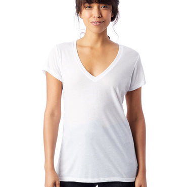 2894B2 Alternative Ladies' Slinky-Jersey V-Neck T-Shirt