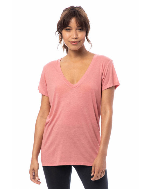 2894B2 Alternative Ladies' Slinky-Jersey V-Neck T-Shirt