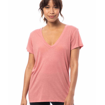 2894B2 Alternative Ladies' Slinky-Jersey V-Neck T-Shirt