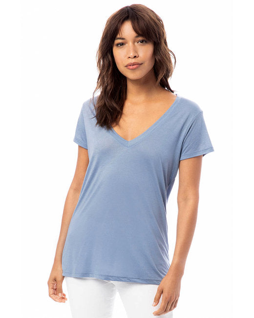 2894B2 Alternative Ladies' Slinky-Jersey V-Neck T-Shirt