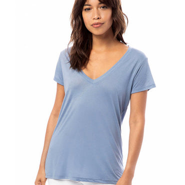 2894B2 Alternative Ladies' Slinky-Jersey V-Neck T-Shirt