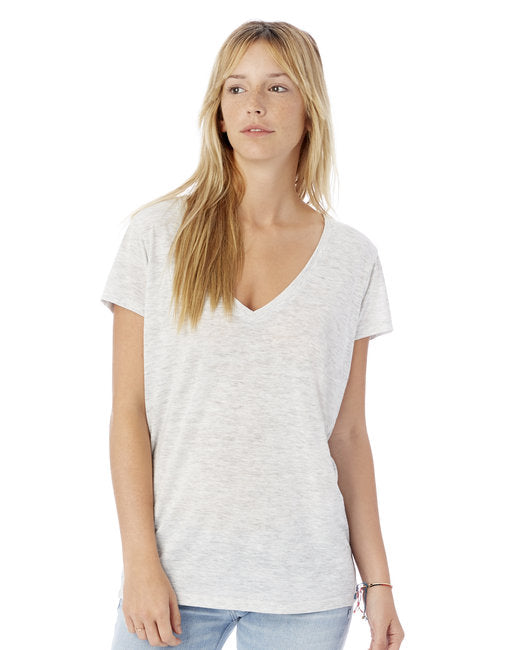 2894B2 Alternative Ladies' Slinky-Jersey V-Neck T-Shirt