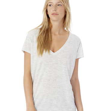 2894B2 Alternative Ladies' Slinky-Jersey V-Neck T-Shirt