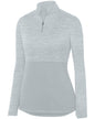 2909 Augusta Sportswear Ladies' Shadow Tonal Heather Quarter-Zip Pullover