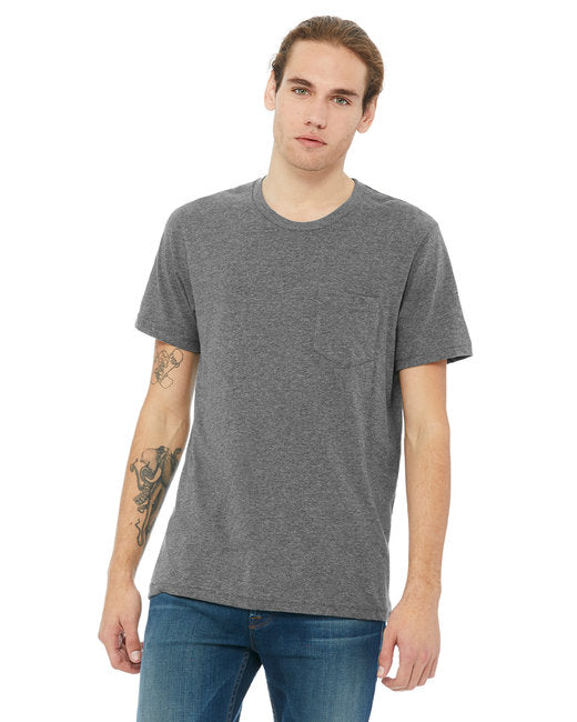 3021 Bella + Canvas Men's Jersey Short-Sleeve Pocket T-Shirt