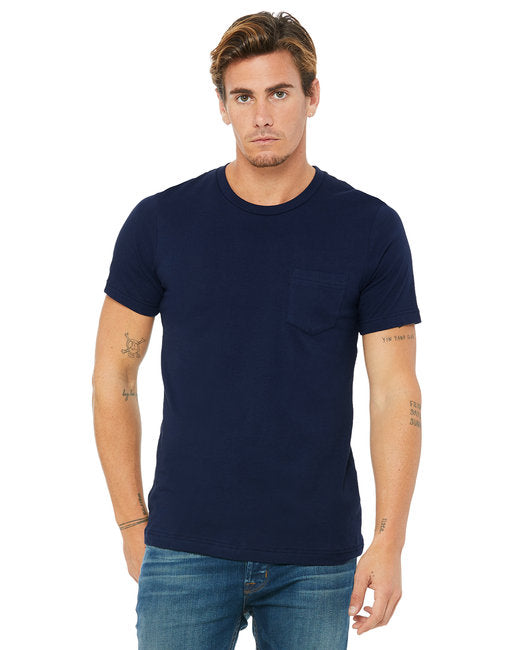 3021 Bella + Canvas Men's Jersey Short-Sleeve Pocket T-Shirt