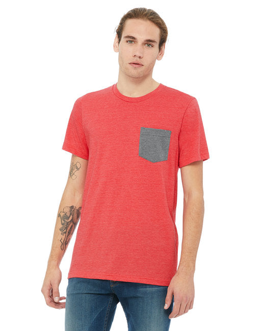 3021 Bella + Canvas Men's Jersey Short-Sleeve Pocket T-Shirt