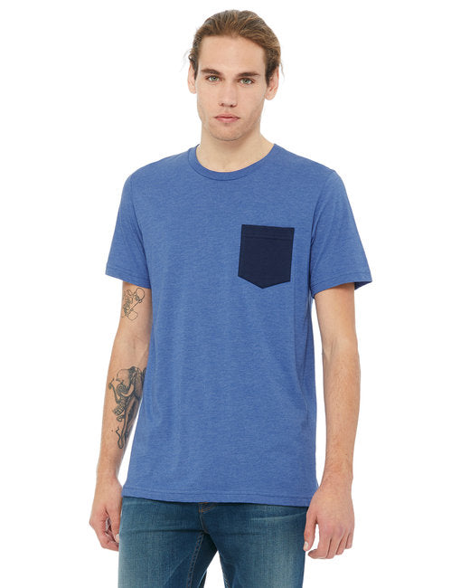 3021 Bella + Canvas Men's Jersey Short-Sleeve Pocket T-Shirt