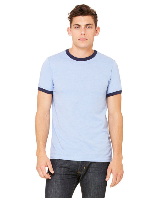 3055C Bella + Canvas Men's Jersey Short-Sleeve Ringer T-Shirt