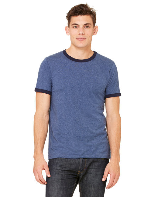 3055C Bella + Canvas Men's Jersey Short-Sleeve Ringer T-Shirt