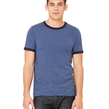 3055C Bella + Canvas Men's Jersey Short-Sleeve Ringer T-Shirt