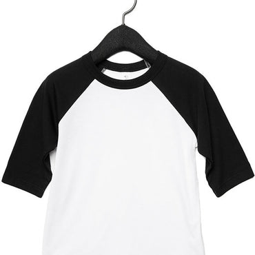 3200T Bella + Canvas Toddler 3/4-Sleeve Baseball T-Shirt